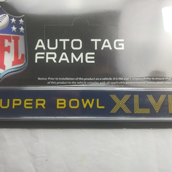 Super Bowl XLVIII Chrome Auto Tag It's All Frame - Picture 2 of 3